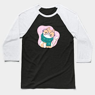 Cute Cat Baseball T-Shirt